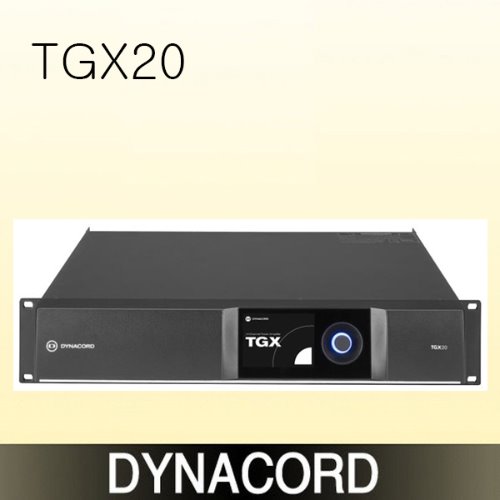 TGX20 DSP 파워 앰프 4 x 5000W, 라이브